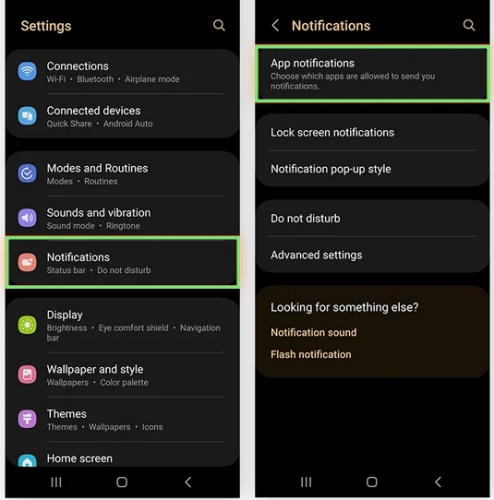 app notifications