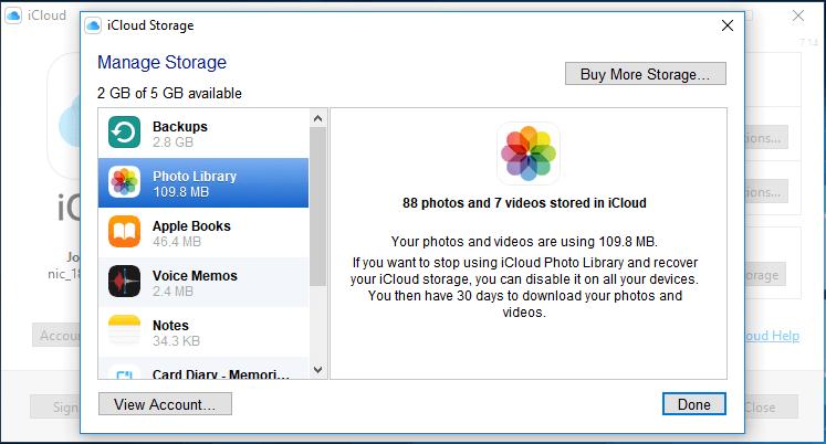 manage storage