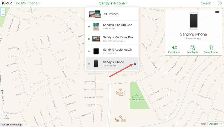 turn off find my ipod