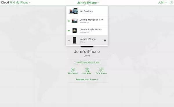 how to turn off find my macbook