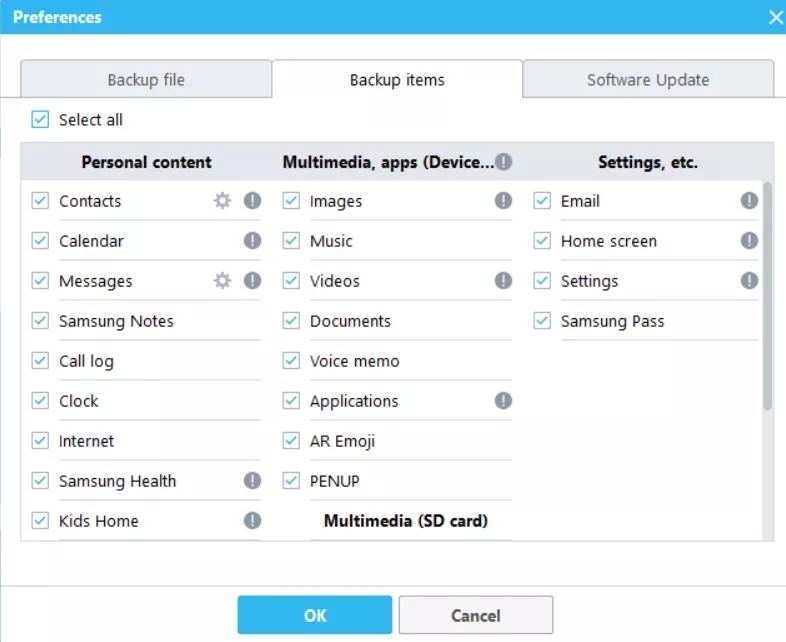 samsung galaxy s6 backup